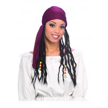 Pirate Bandanna with Dreads Wig