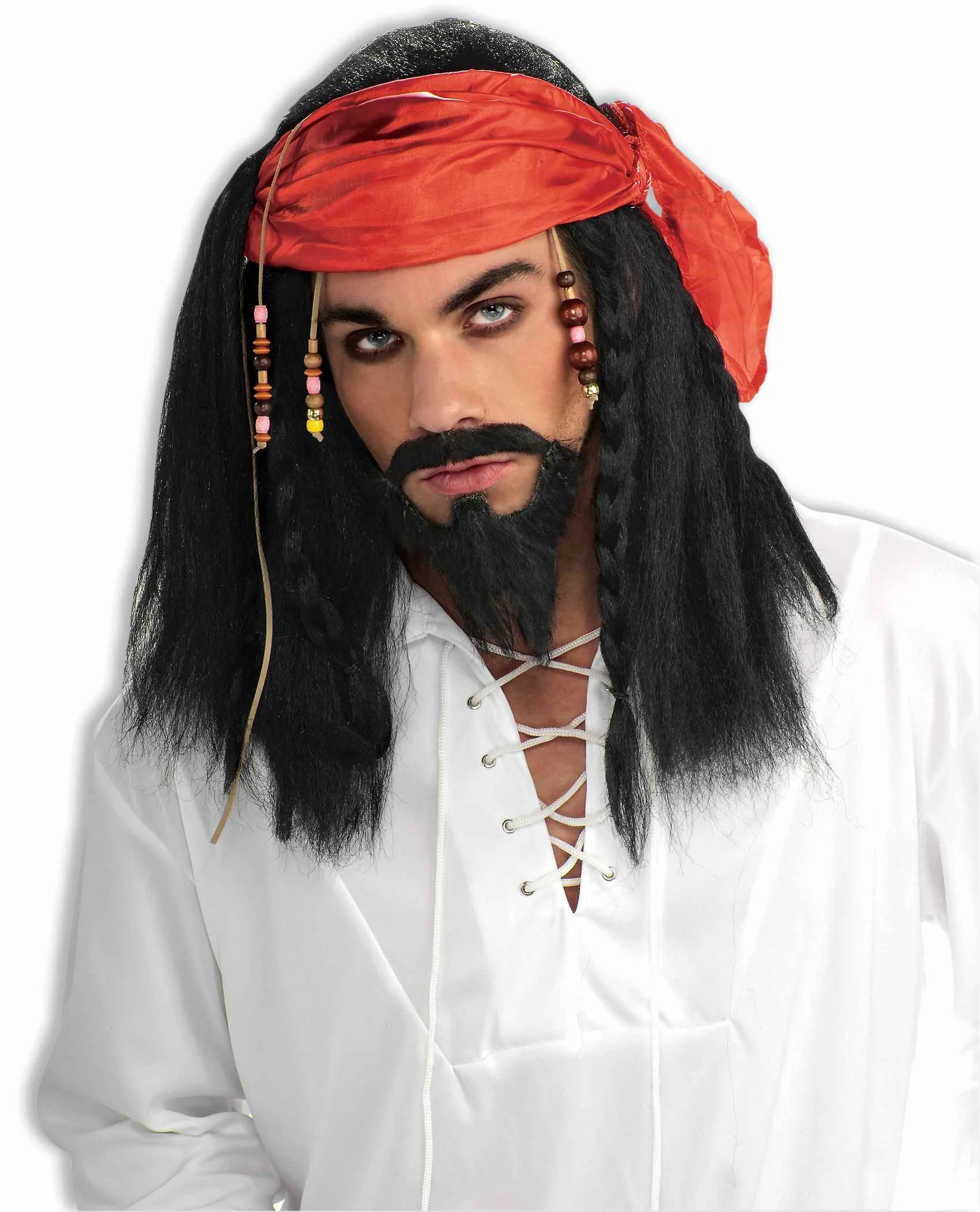 Pirate Halloween Wig Men's Pirate