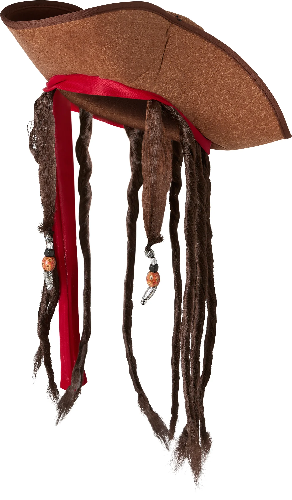 Pirate Hat with Dreads Costume Hat - Image 6
