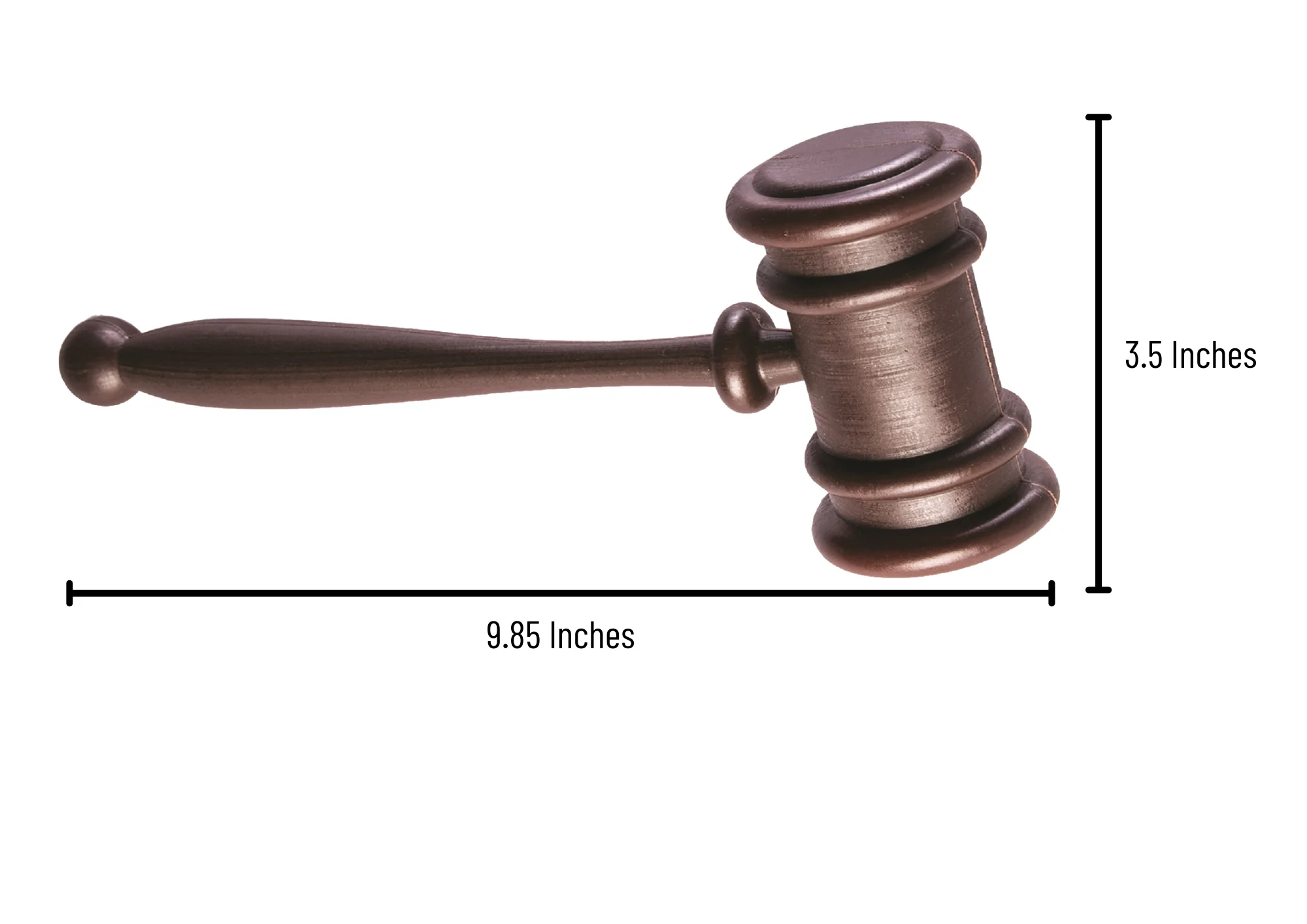 Plastic Judge's Gavel Costume Prop Accessory - Image 2