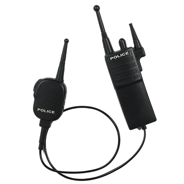 Police Walkie Talkie Costume Accessory