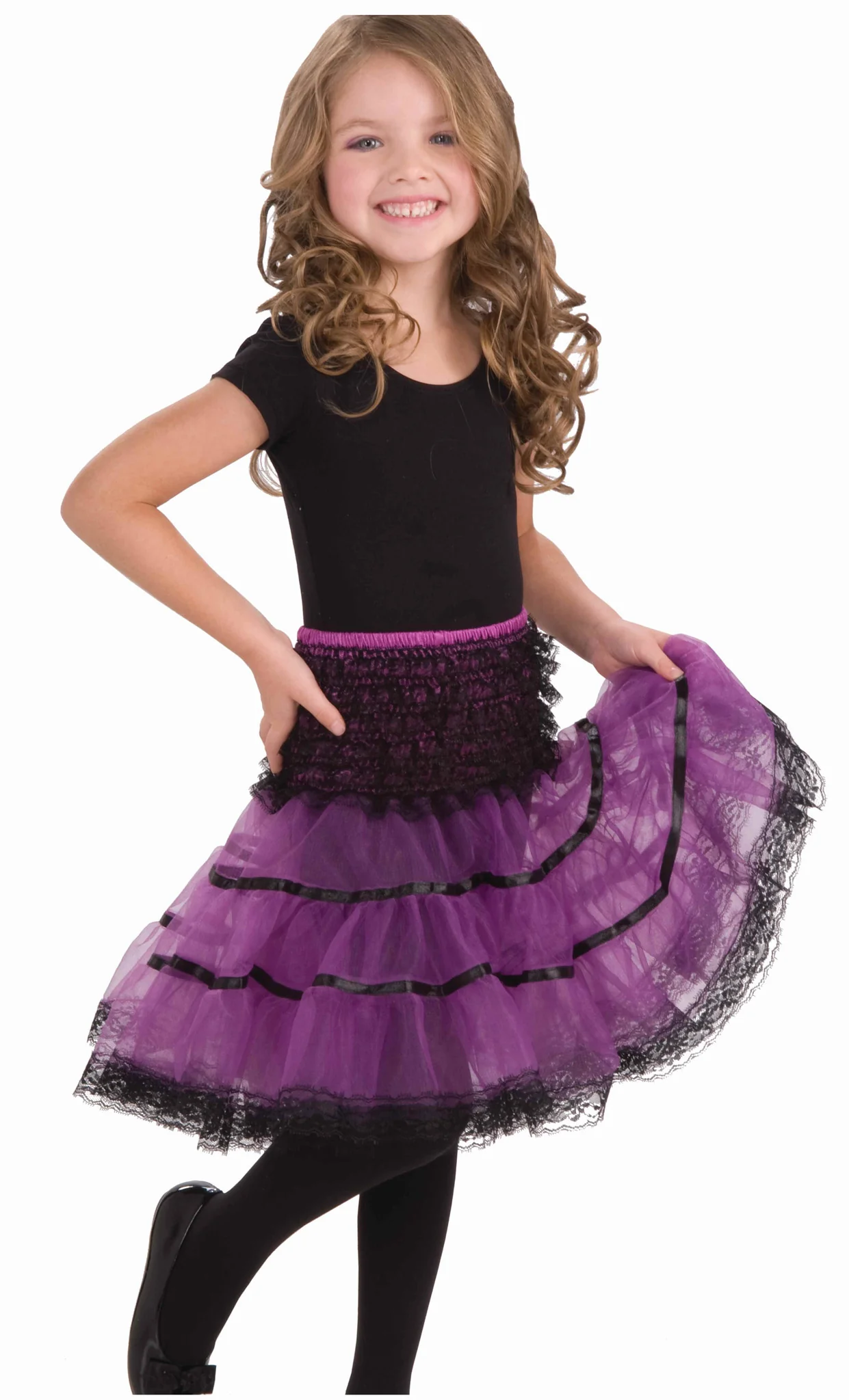 Purple/Black Children's Crinolines