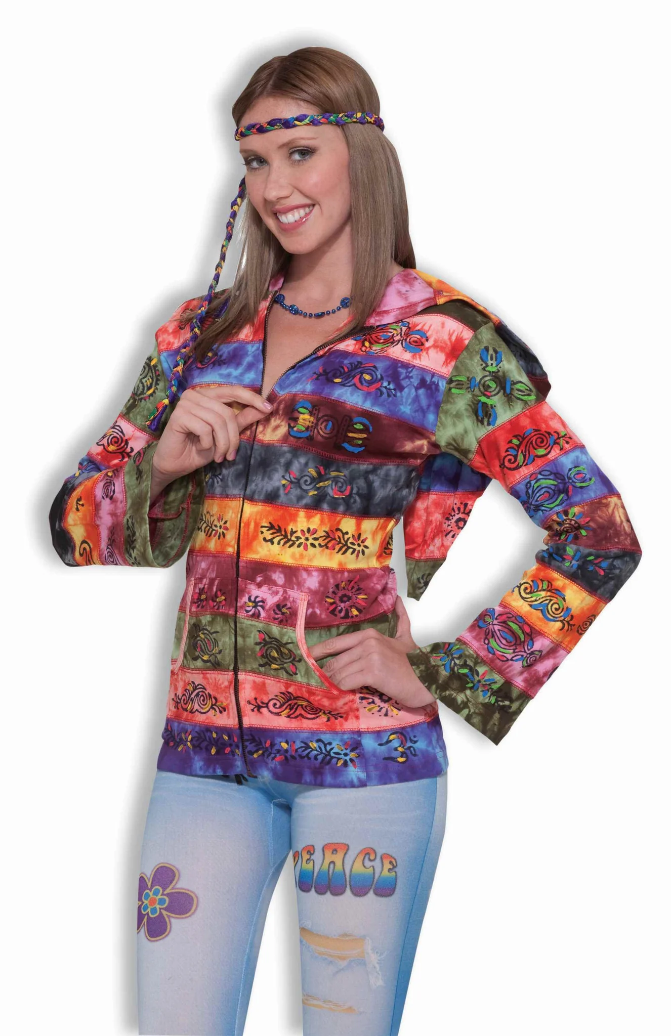 Rainbow Hippy Costume Hoodies