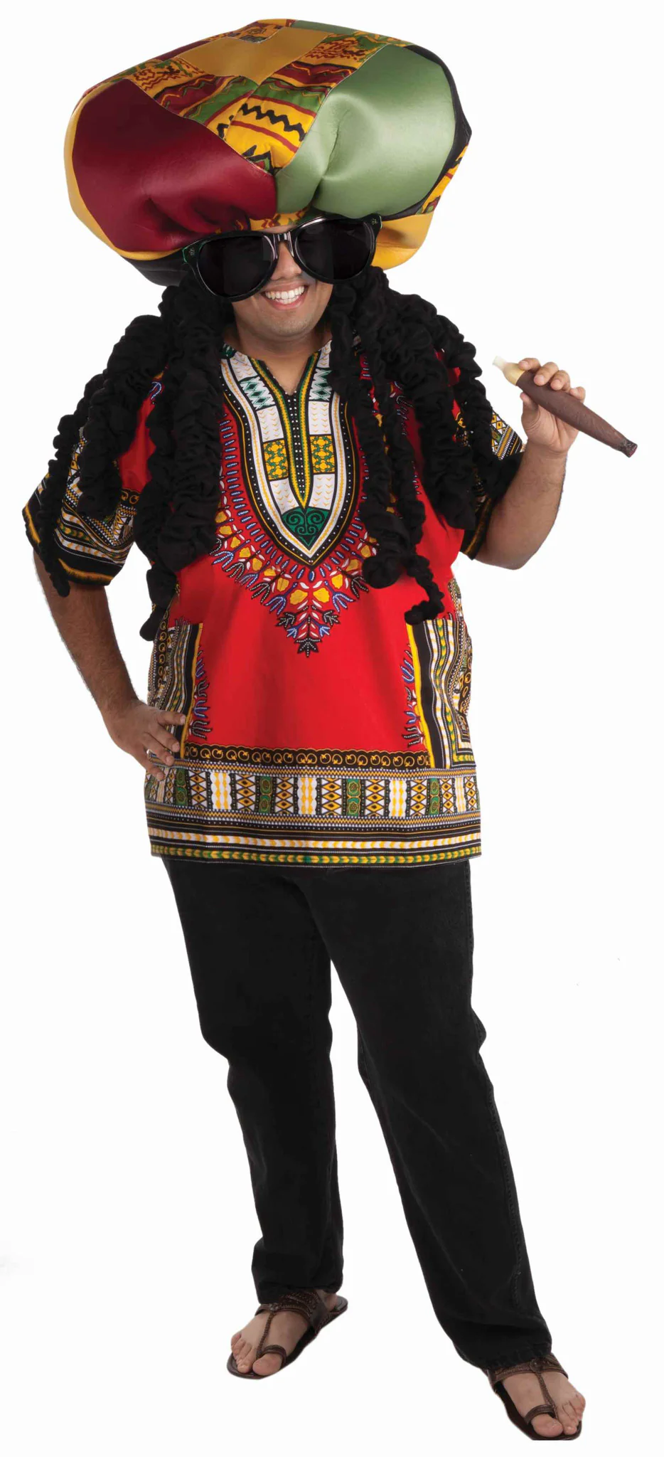 Rasta Costumes Fun Adult Rasta Outfit