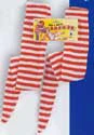 Red and White Striped Socks
