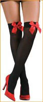 Red Bow Thigh Highs