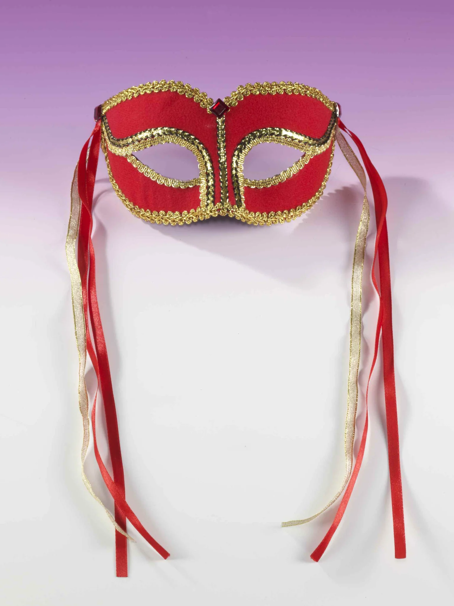Red & Gold Venetian Mask