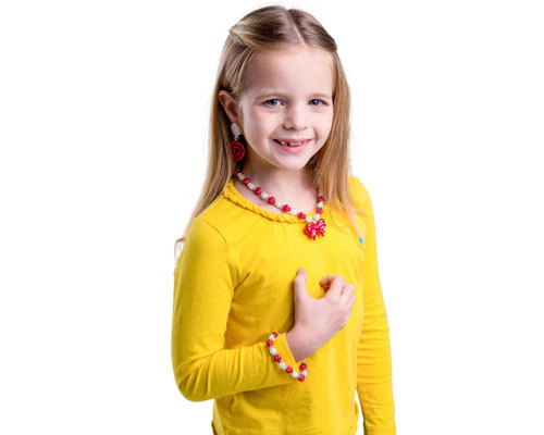 Red Princess Jewelry Set