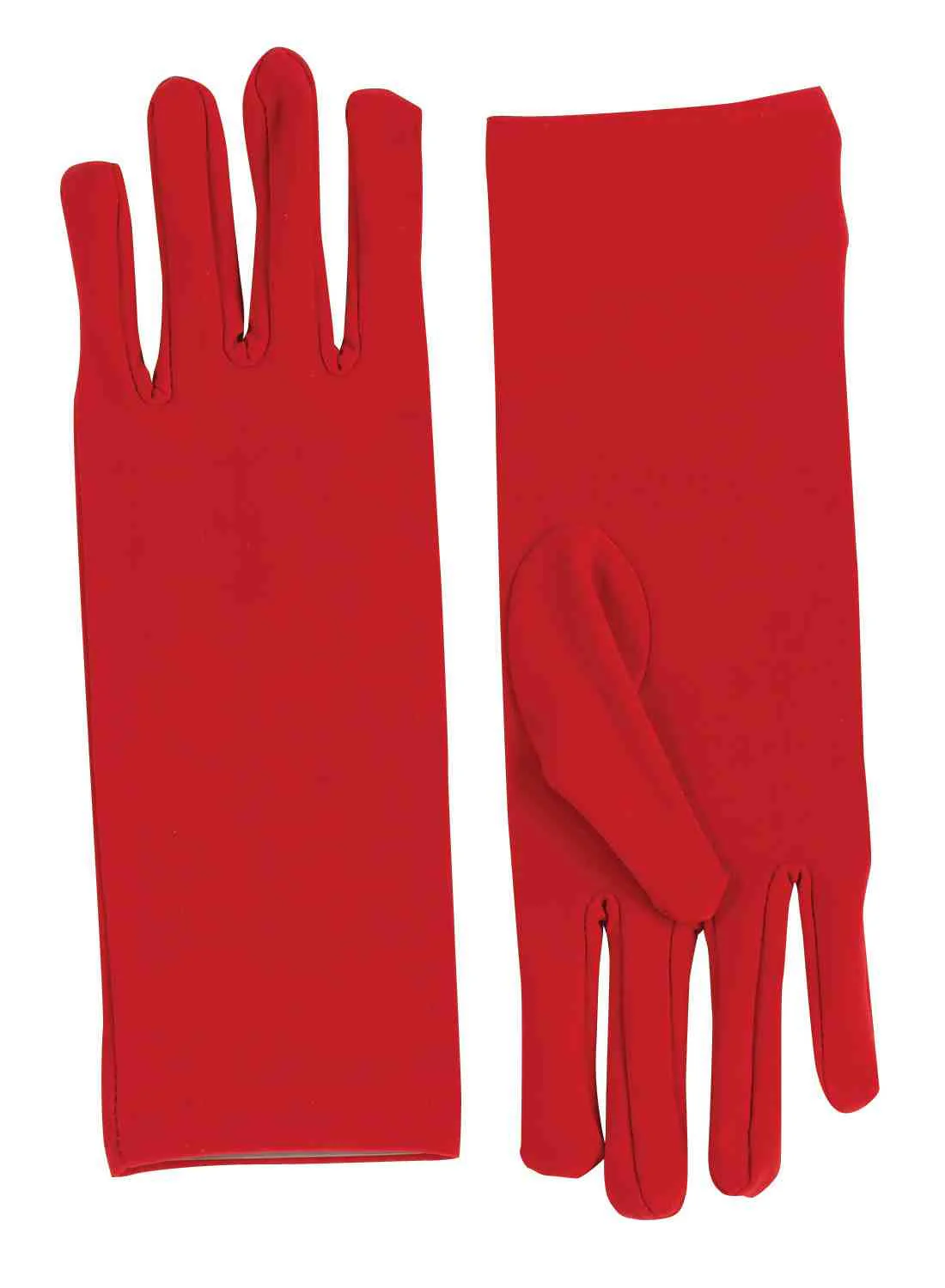 Red Short Dress Gloves