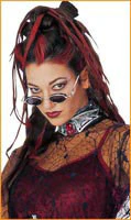 Red Streaked Wig