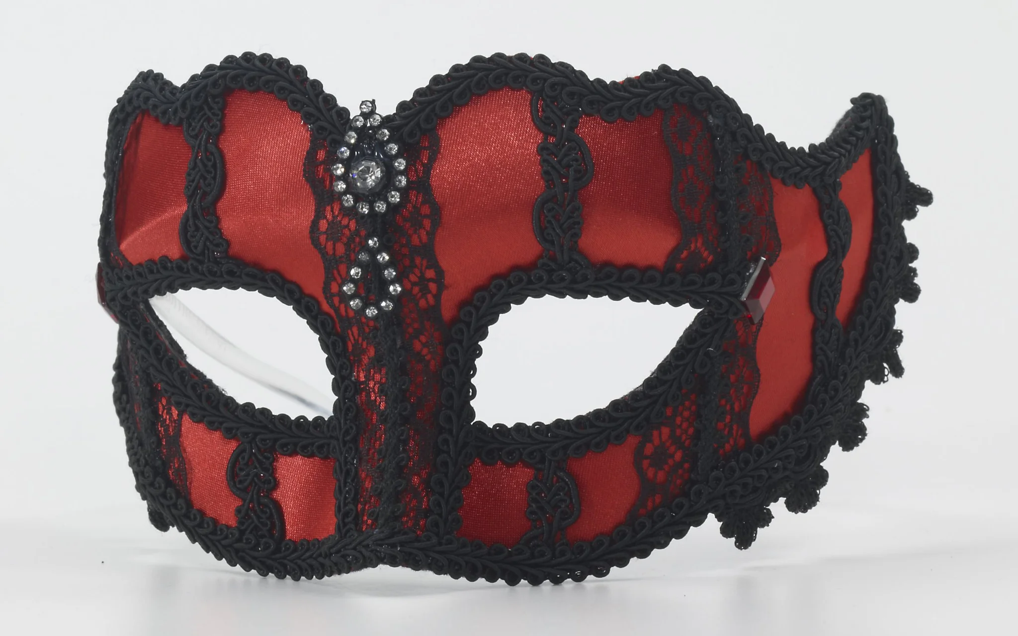 Red Venet.Half Mask On Glasses