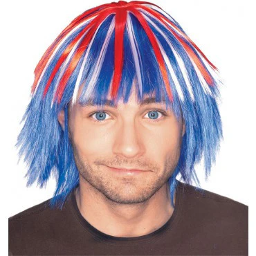 Red White & Blue Wig