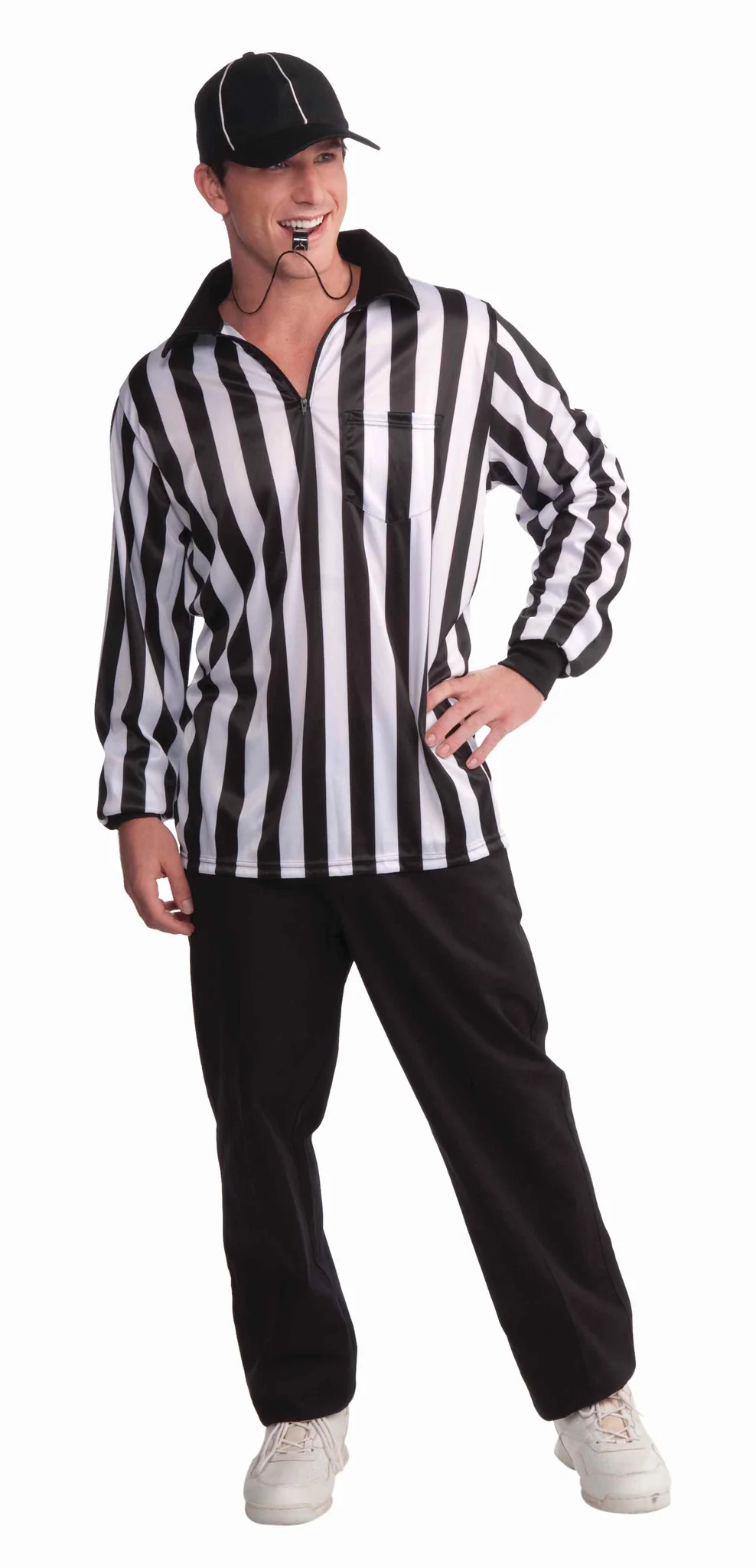 Referee Costume Adult Sport Ref Costume