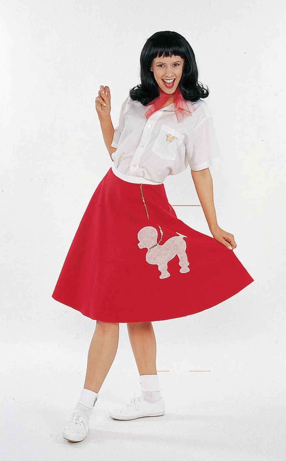 Retro Halloween Costumes Poodle Skirt