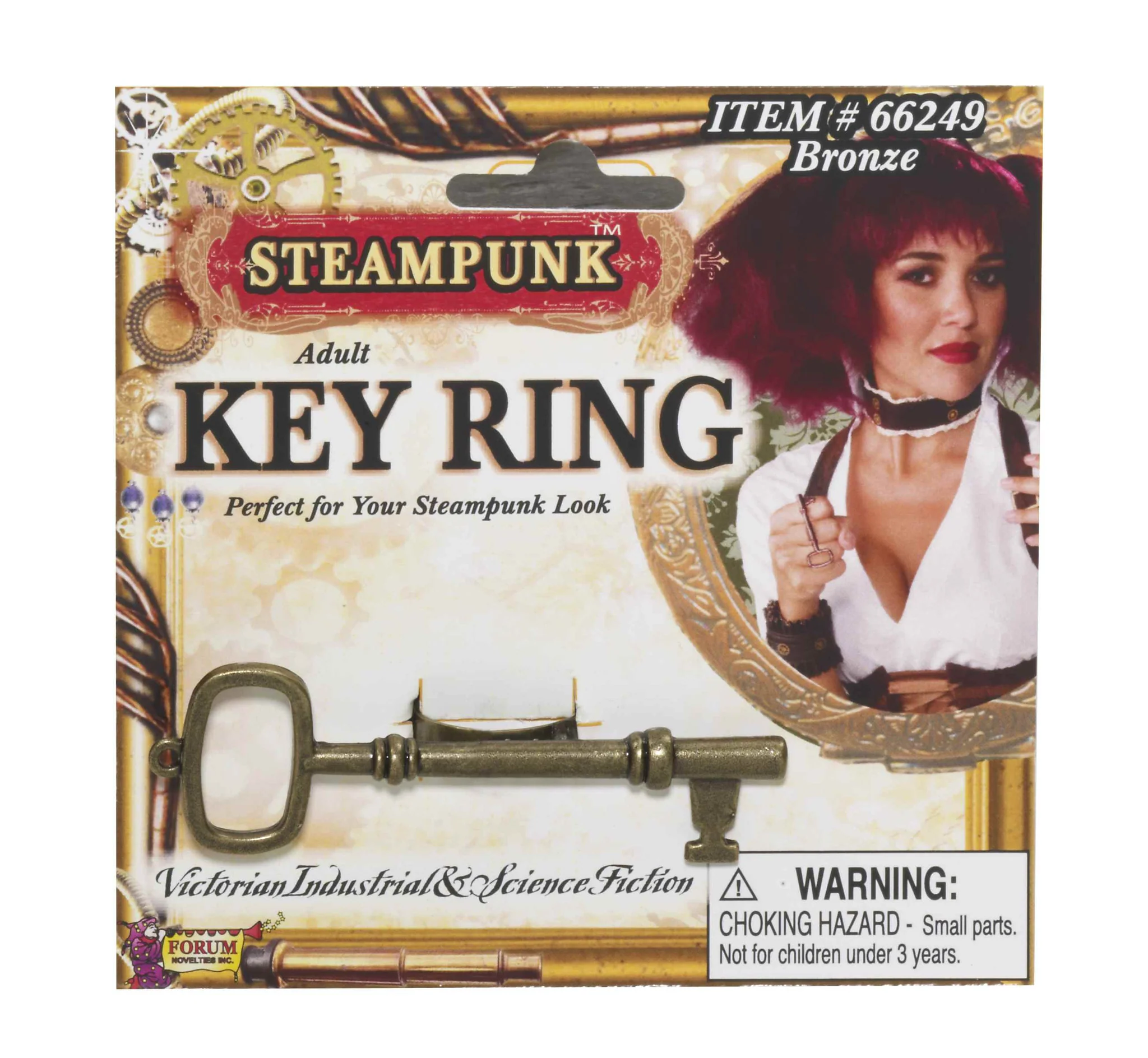 Retro Steam Punk Halloween Key Ring