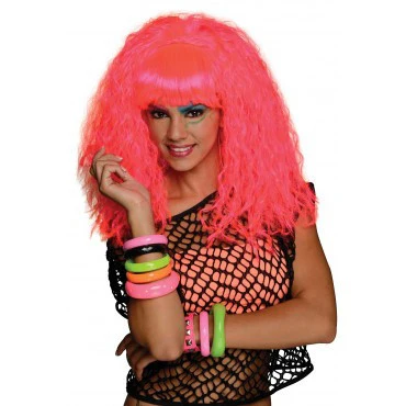 Pink Rock N Rave Wig