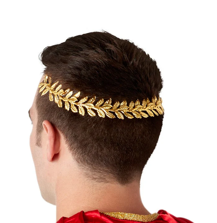 Roman or Greek Golden Leaf Crown Costume Accessory - Image 2