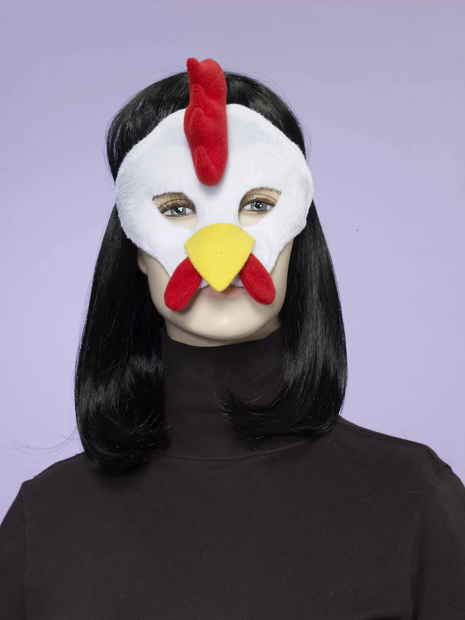 Rooster Half Mask