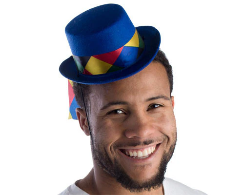 Royal Blue Mini Top Hat