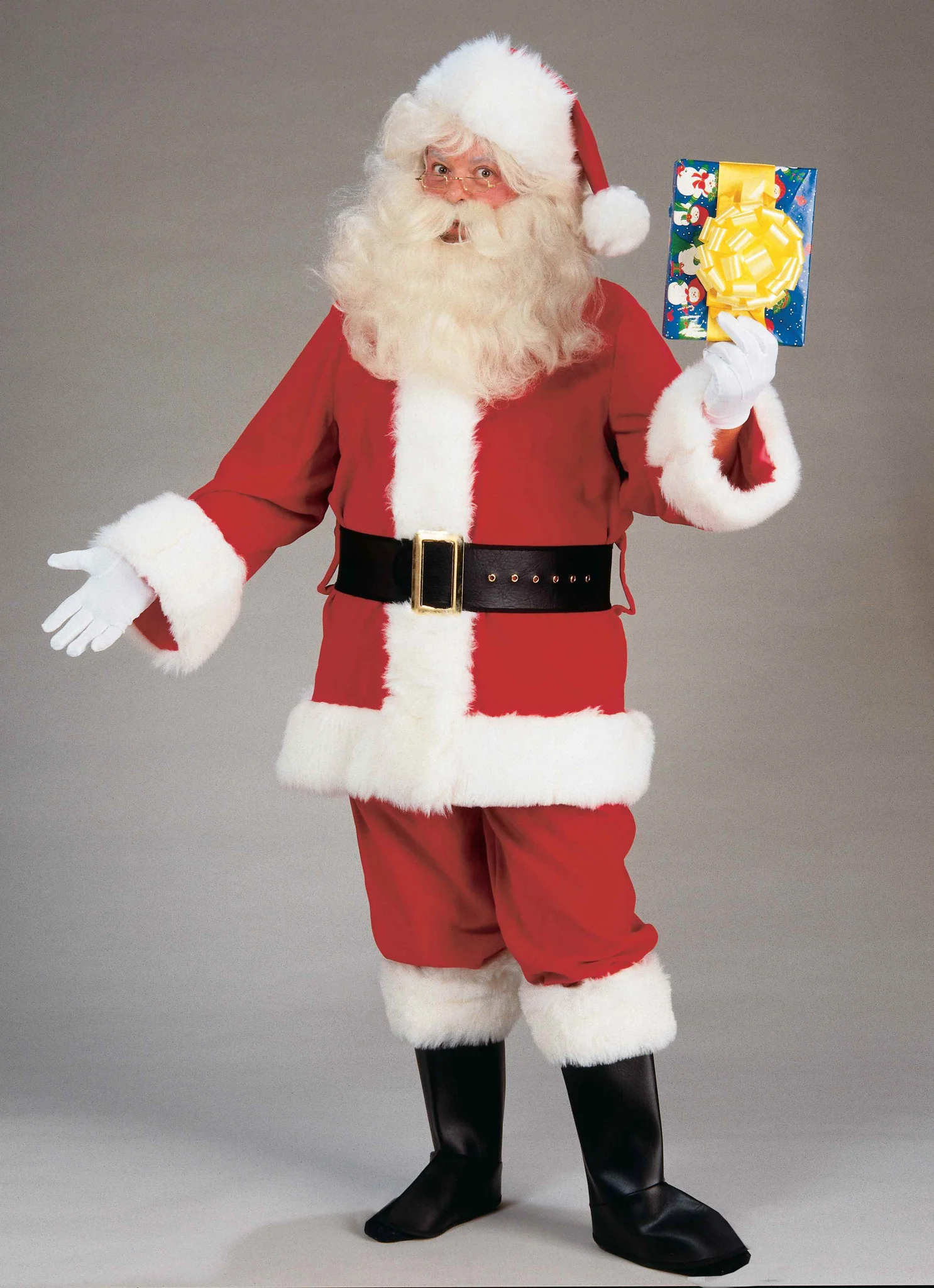 Santa Suits Deluxe Plush Santa Suit