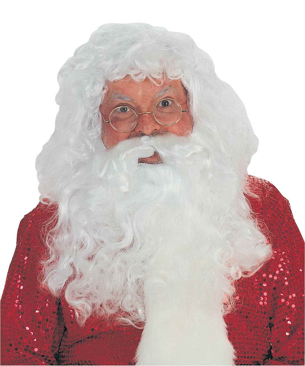 Santa Wig/Beard Super Deluxe Santa Wig/Beard Set