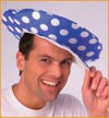 Satin Clown Hat - Various Colors