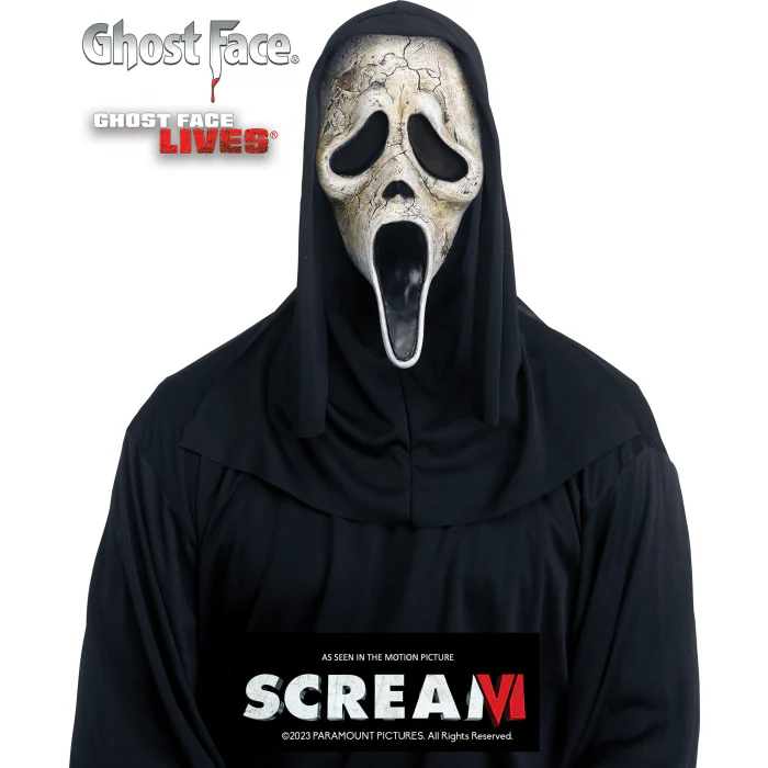 Scream Aged Ghost Face Costume Mask