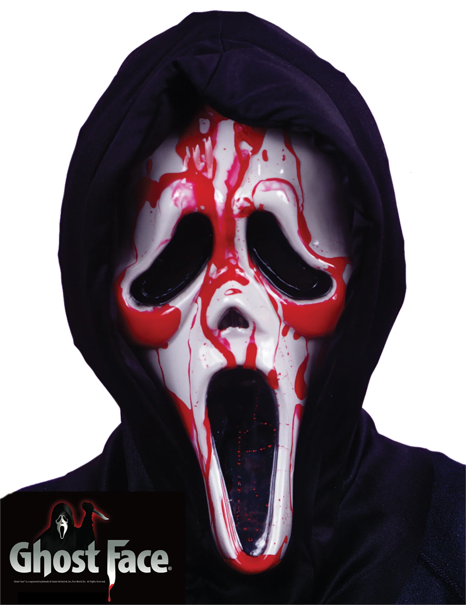 Scream Bleeding Ghost Face Costume Mask - Image 2