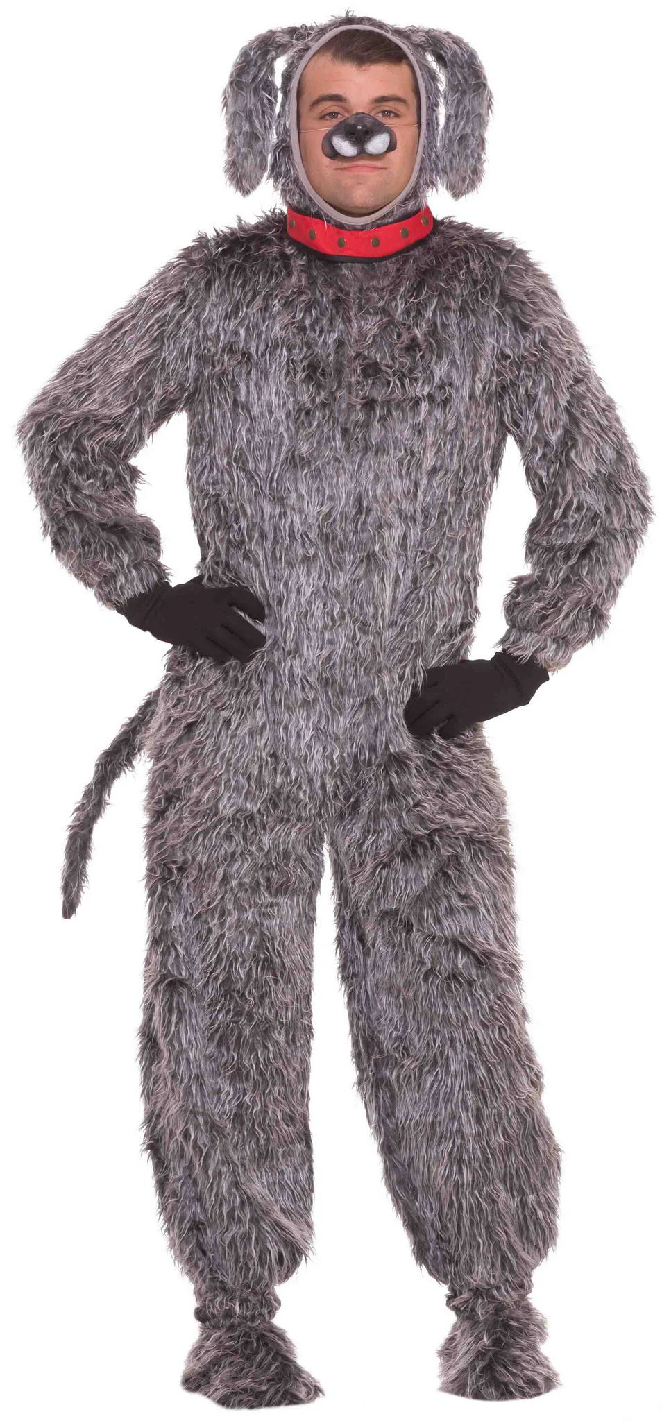Scruffy Dog Costume Plush Mascot Outfit