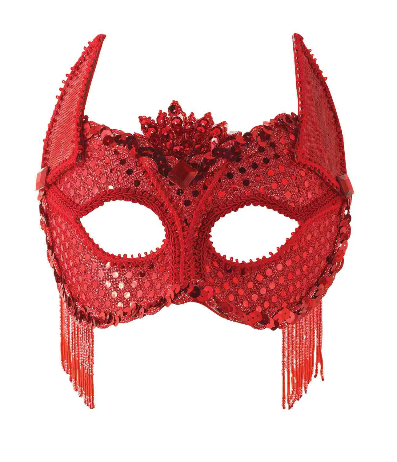 Sequin Red Devil Fashion Eyemask