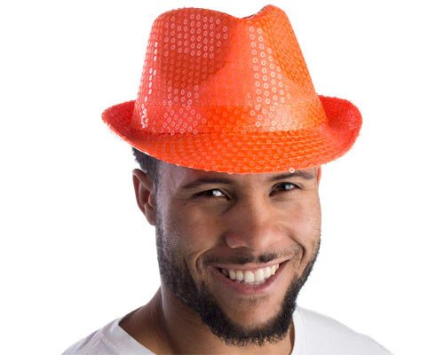 Sequined Fedora - Various Colors - Image 3