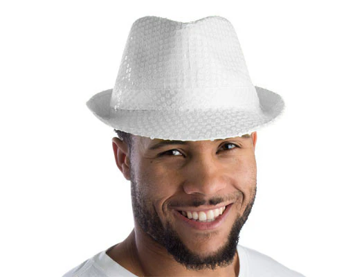 Sequined Fedora - Various Colors - Image 5
