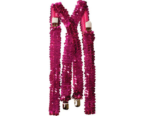 Sequined Suspenders - Various Colors - Image 4