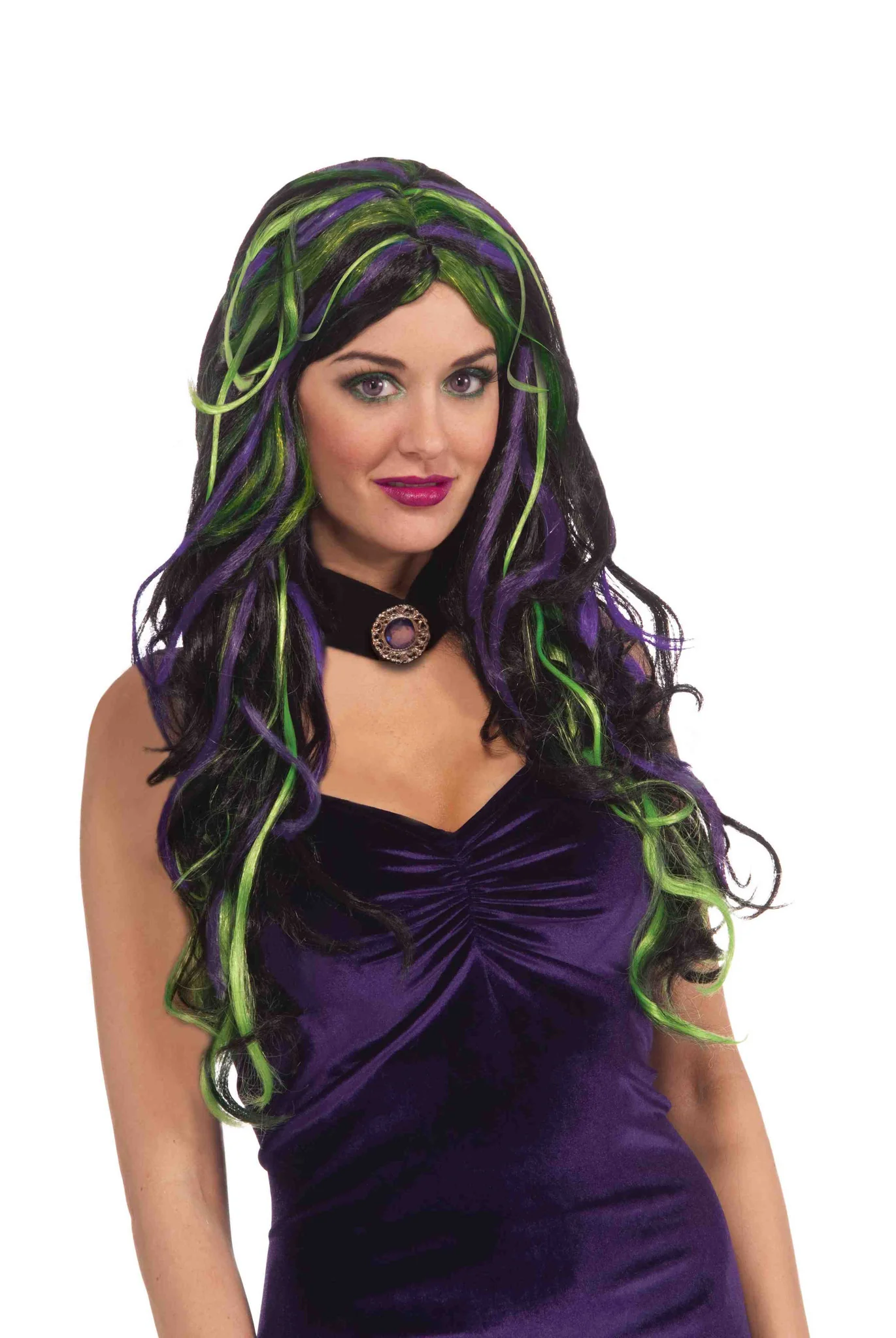 Sexy Mardi Gras Woman Wig