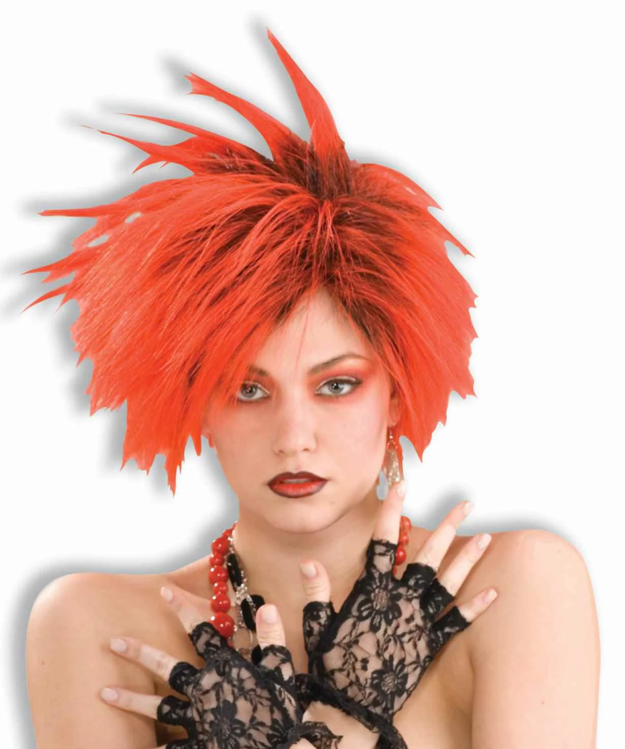 Sexy Women's Punk Wigs Red/Black