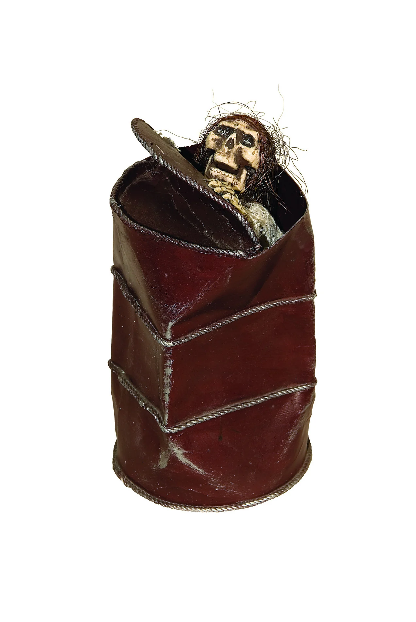 Skeleton in a Can Decoration