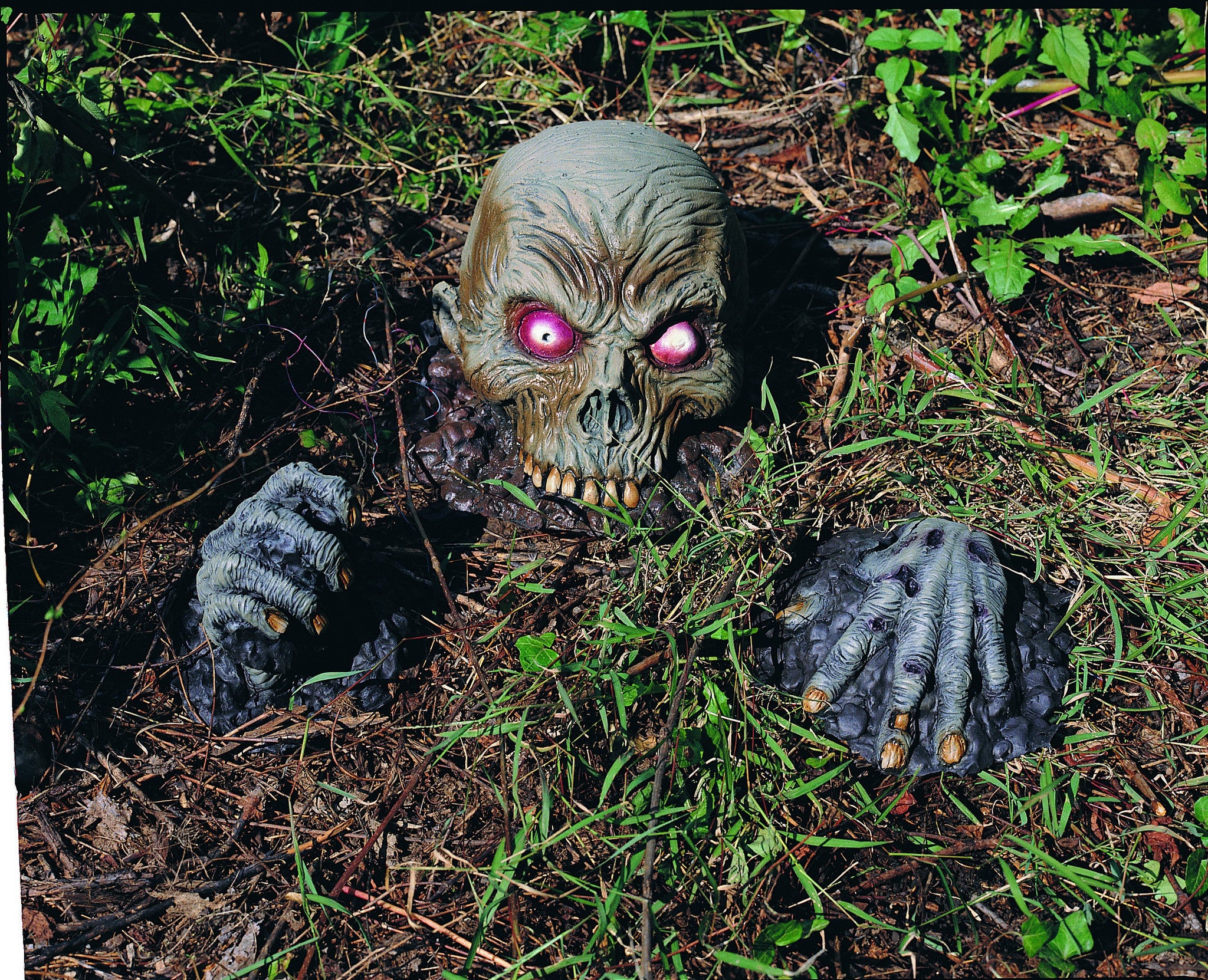 Skull on Jaws Yard Decoration