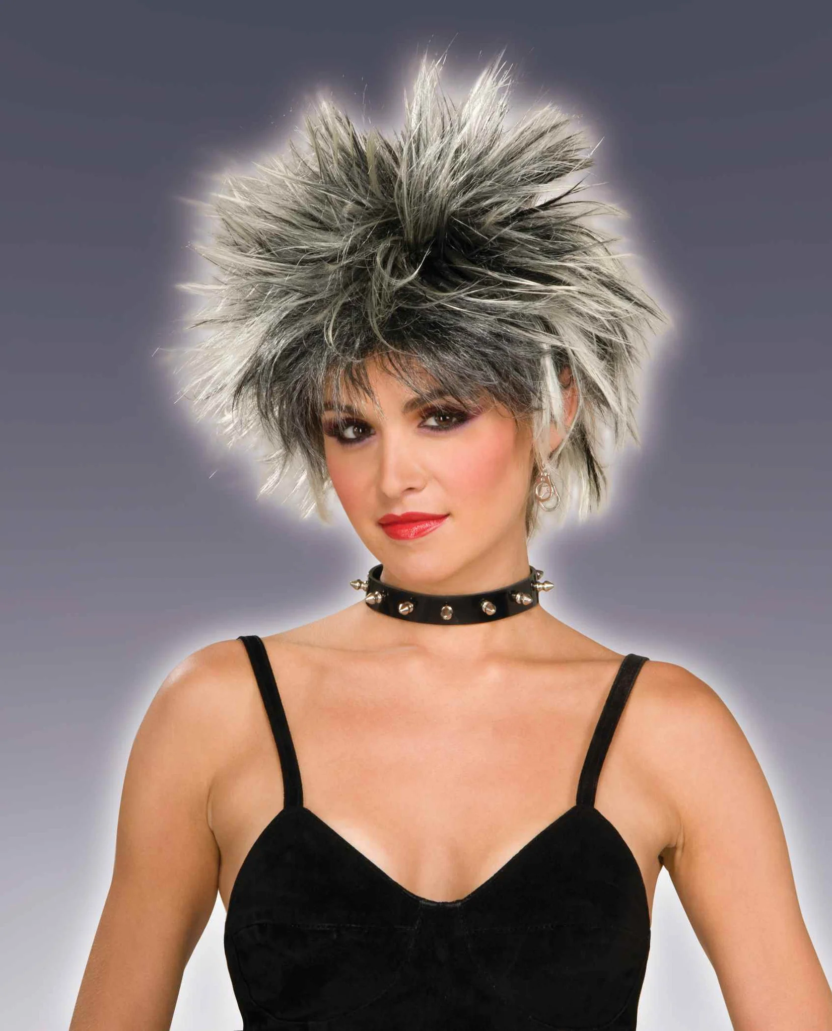 Spiked Wigs Blonde/Black