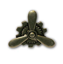 Steampunk Brnz Propeller Ring