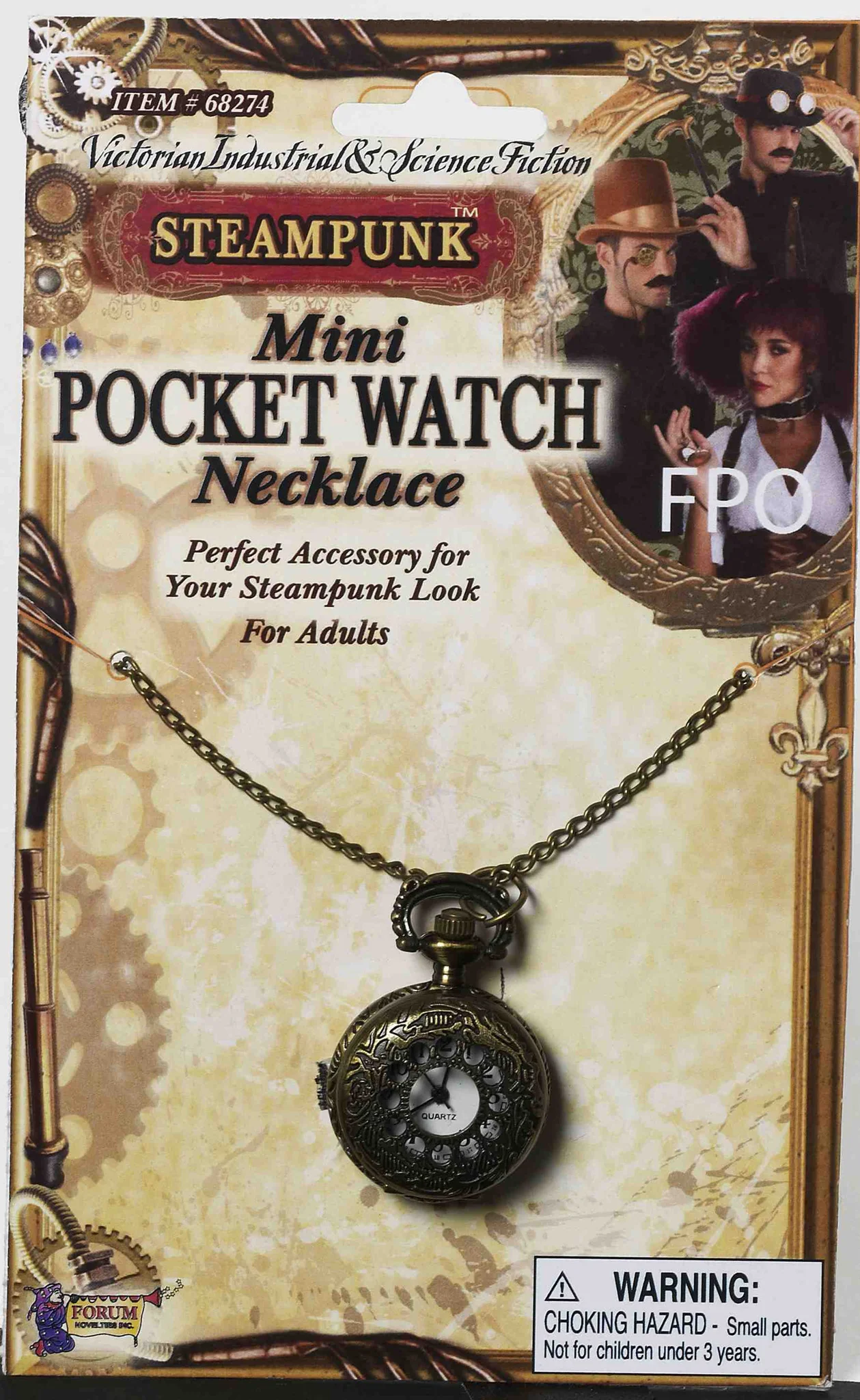 Steampunk Pocket Watch Necklac
