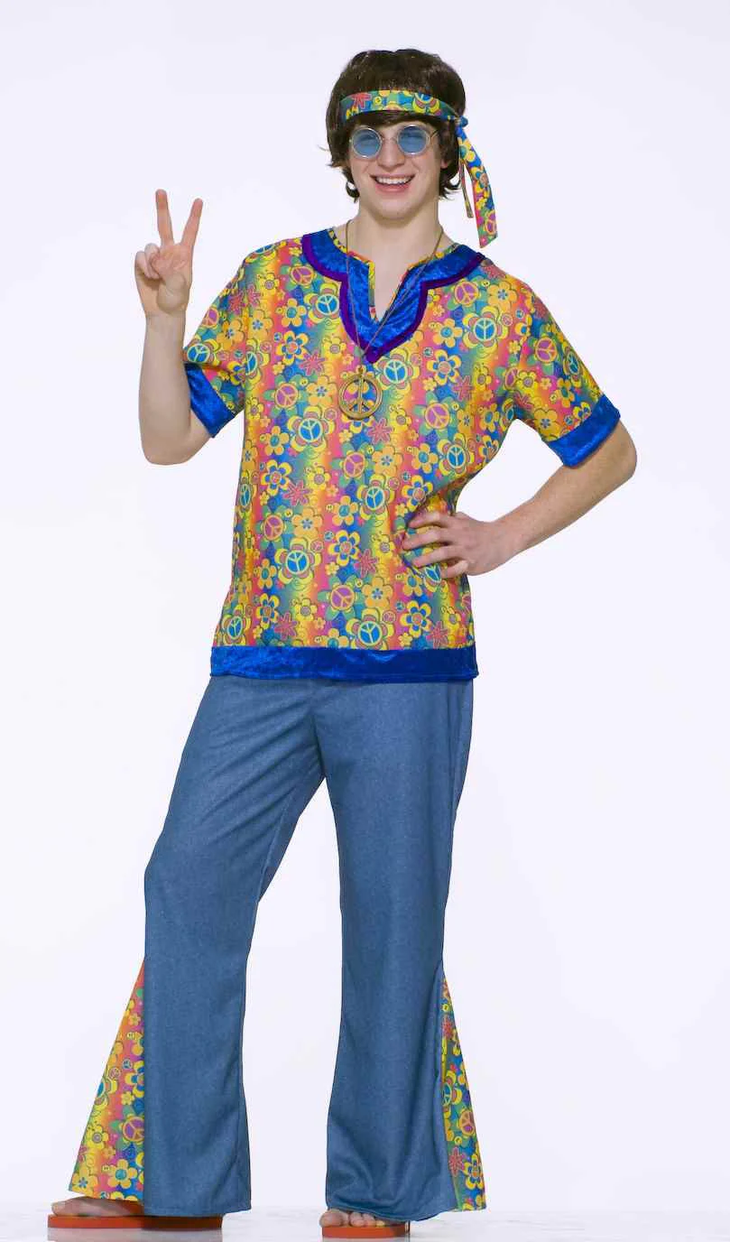 Teen Costumes Teen Peace Hippie Costume