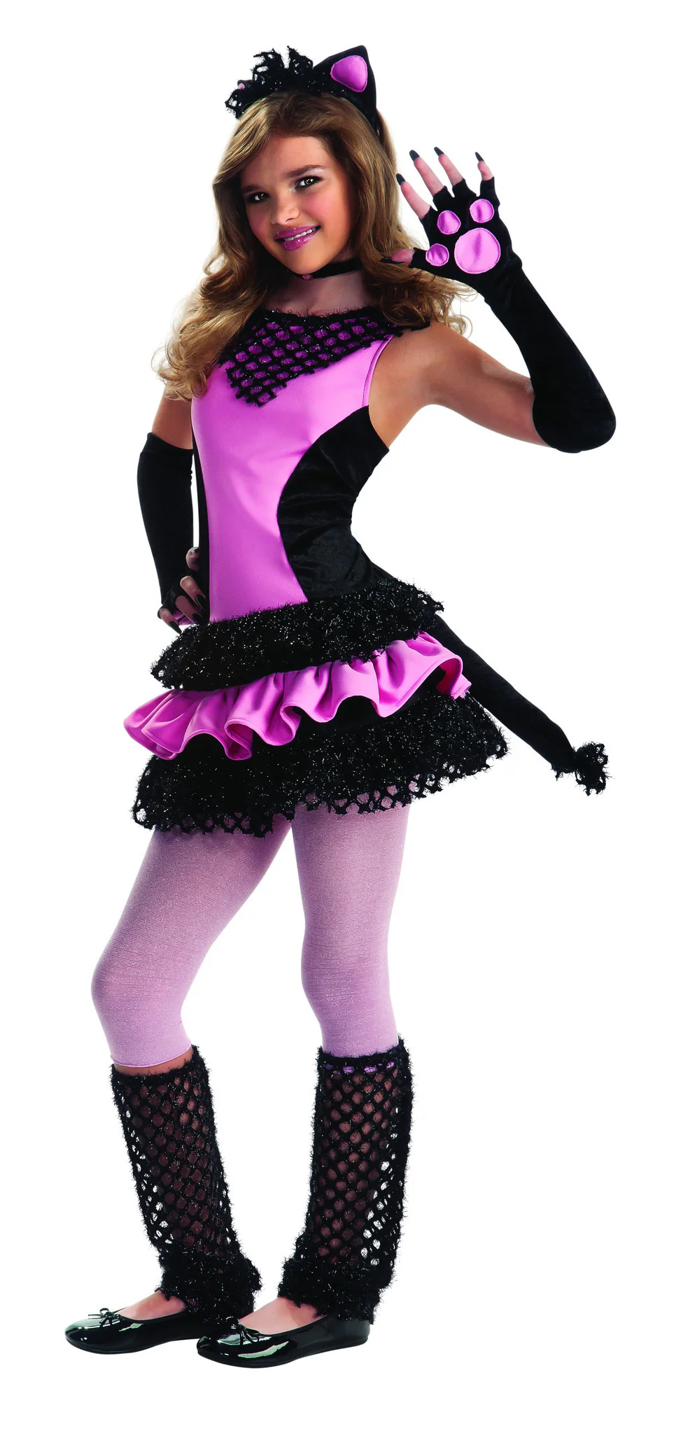 Teens Black Kitty Costume