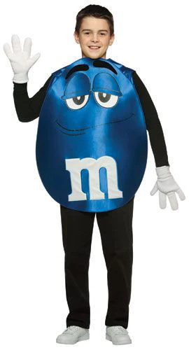 Teens Blue M&Ms Costume