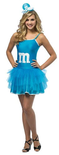 Teens Blue M&Ms Party Dress