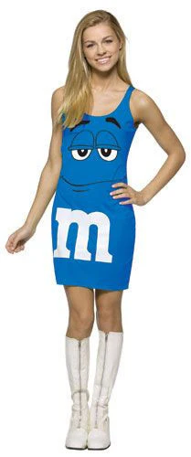 Teens Blue M&Ms Tank Dress