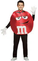 Teens Red M&Ms Costume