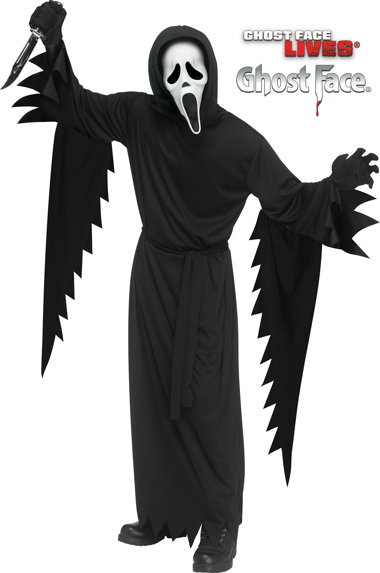 Teens Scream Ghost Face Costume - Image 6