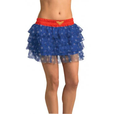 Teens Wonder Woman Skirt with Sequins