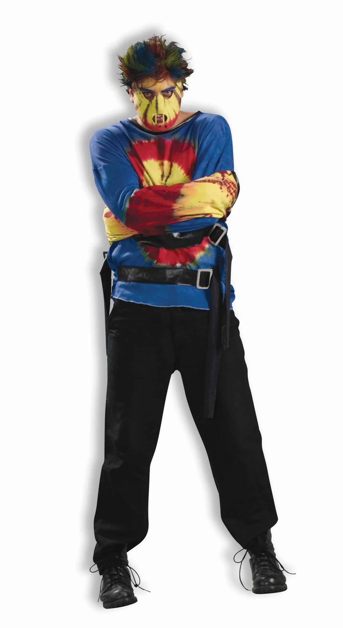 Tie Dye Mental Patient Funny Costume
