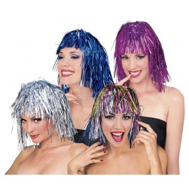 Tinsel Wig - Various Colors